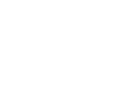 Simple white icon of a house with a door, two windows, and a chimney on a black background.